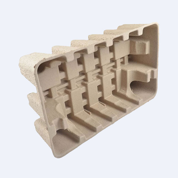 Yellow dry press paper tray for electronic products