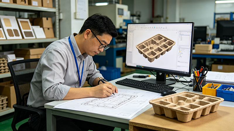 SGS RoHS Approved Molded Pulp Packaging Helps Manufacturers Pass Global Import Inspection
